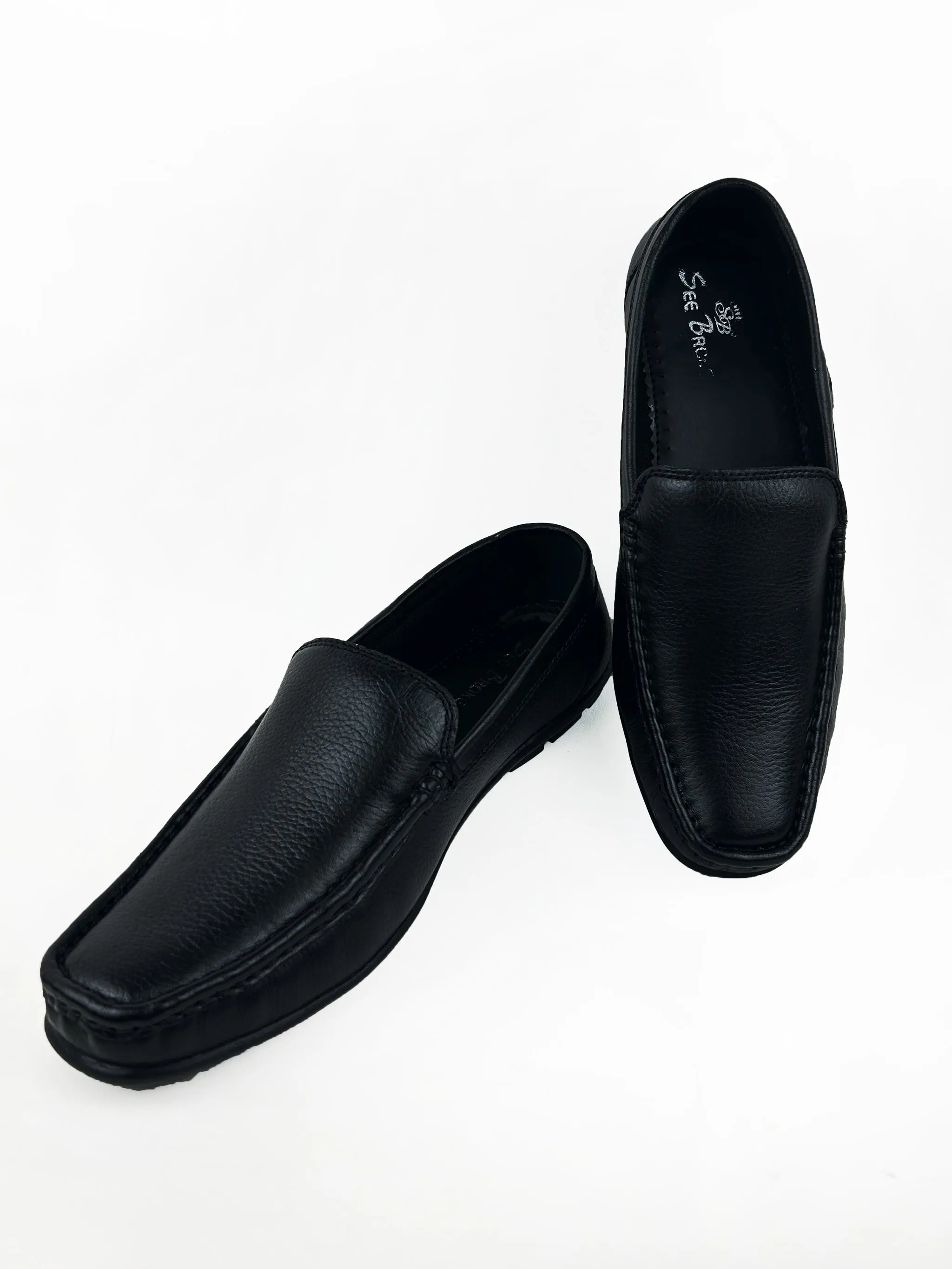 Black Leather Formal Shoes For Men MS91