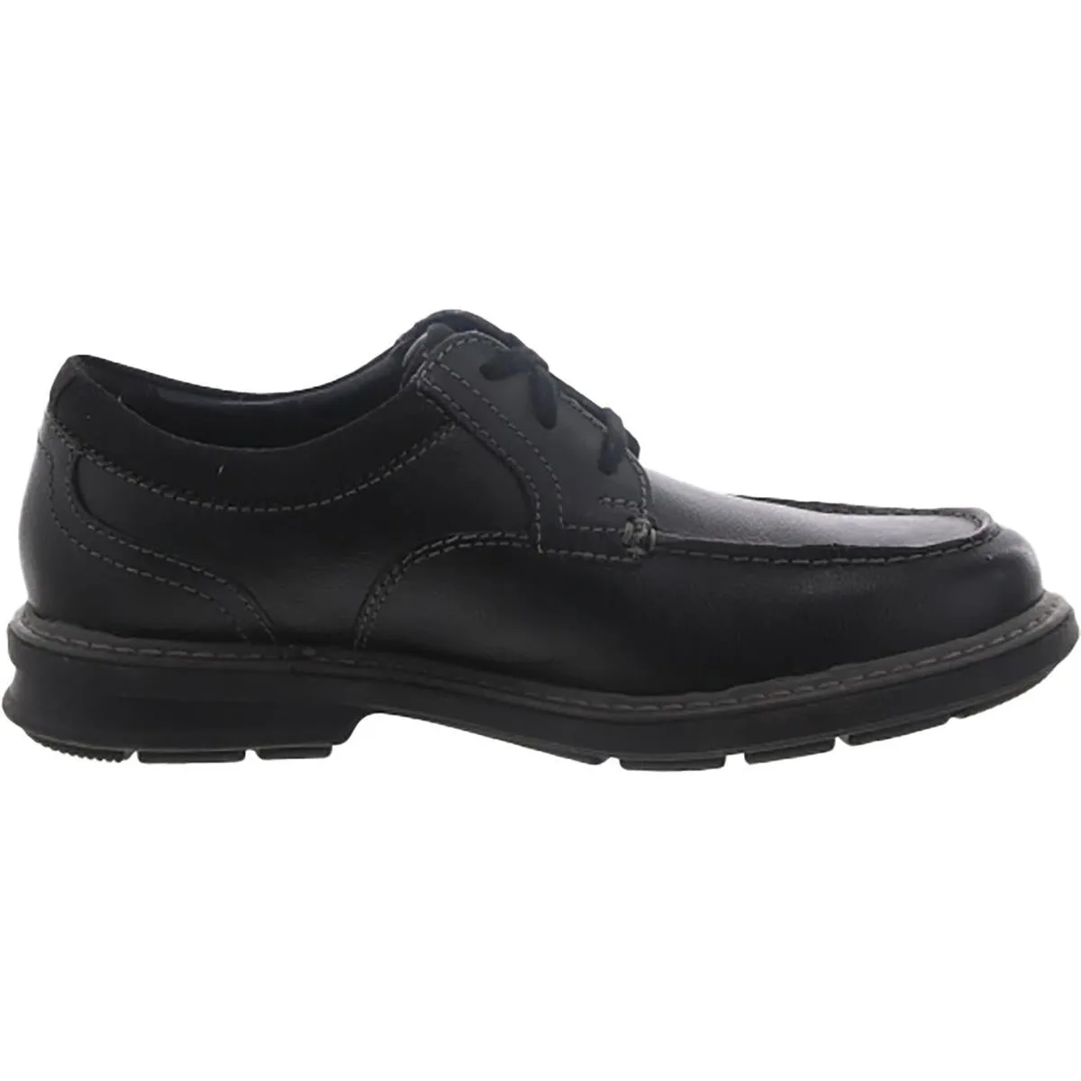 Clarks Mens Rendell Walk   Leather Lace-Up Oxfords