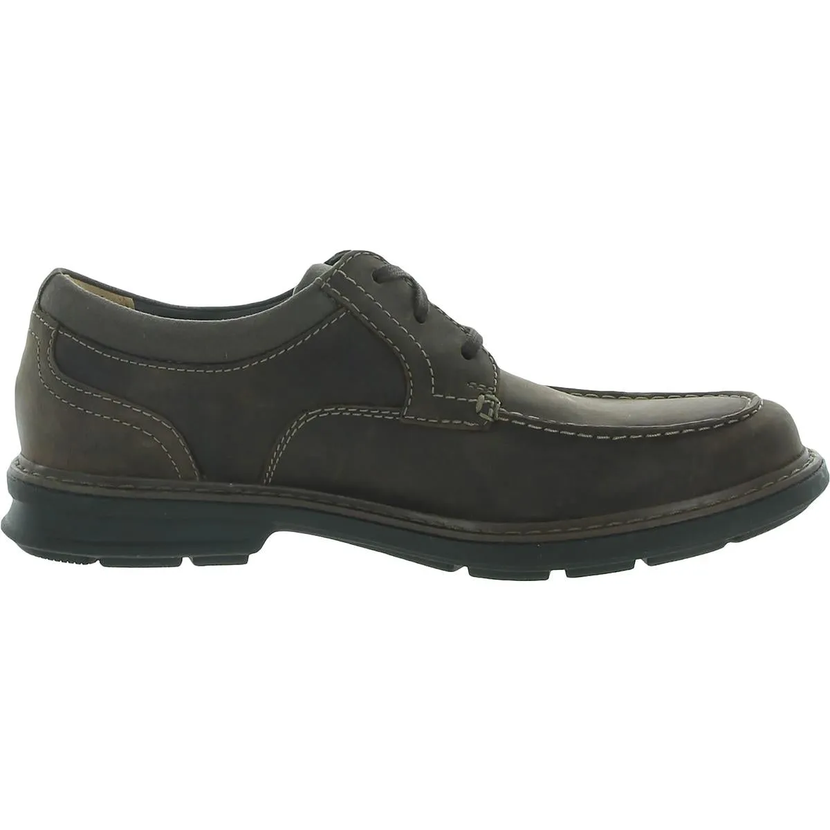 Clarks Mens Rendell Walk   Leather Lace-Up Oxfords
