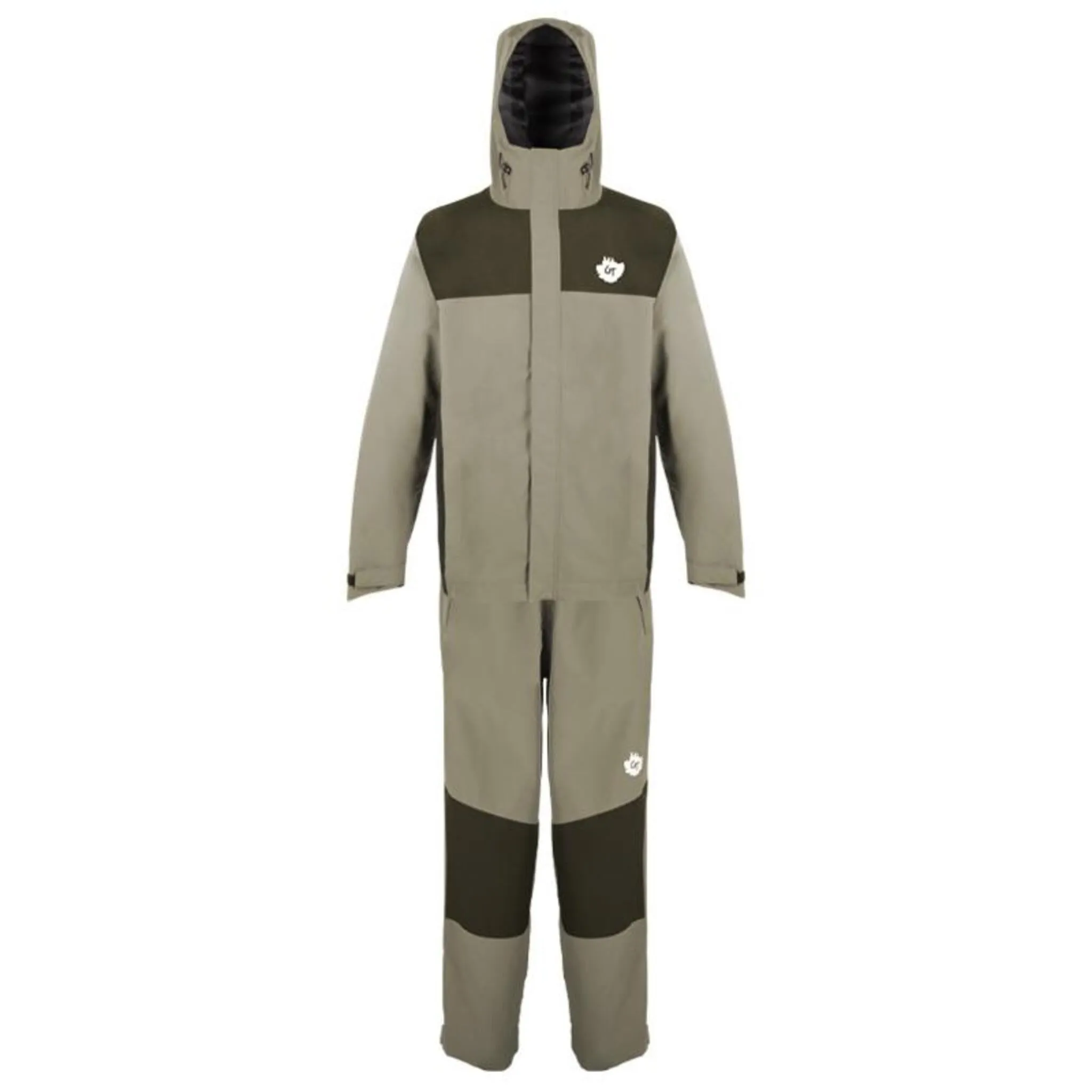 Green Trail Men’s Eco-Friendly 2 Ply Pongee Waterproof Rain Suit Set – Adjustable Fit, Reflective Logos for Hiking, Camping, Fishing | Sizes S-3XL