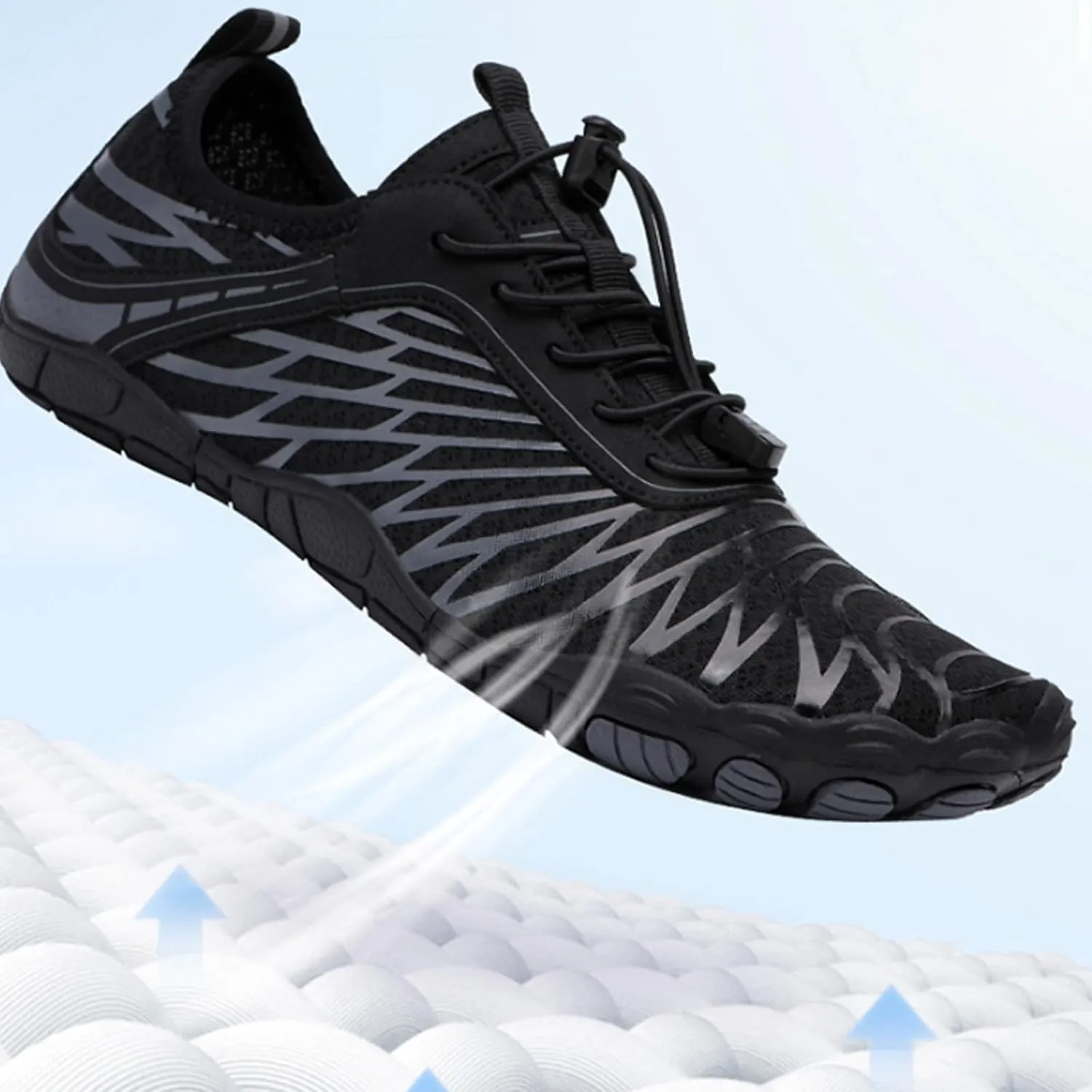 Grounded Footwear for Women&Men with Neuropathy Hiking Footwear Barefoot Womens Shoes Women Healthy Non-Slip Unisex Water Hike Shoes Wide Toe Box Sneakers Pro Barefoot Waterproof Lightweight