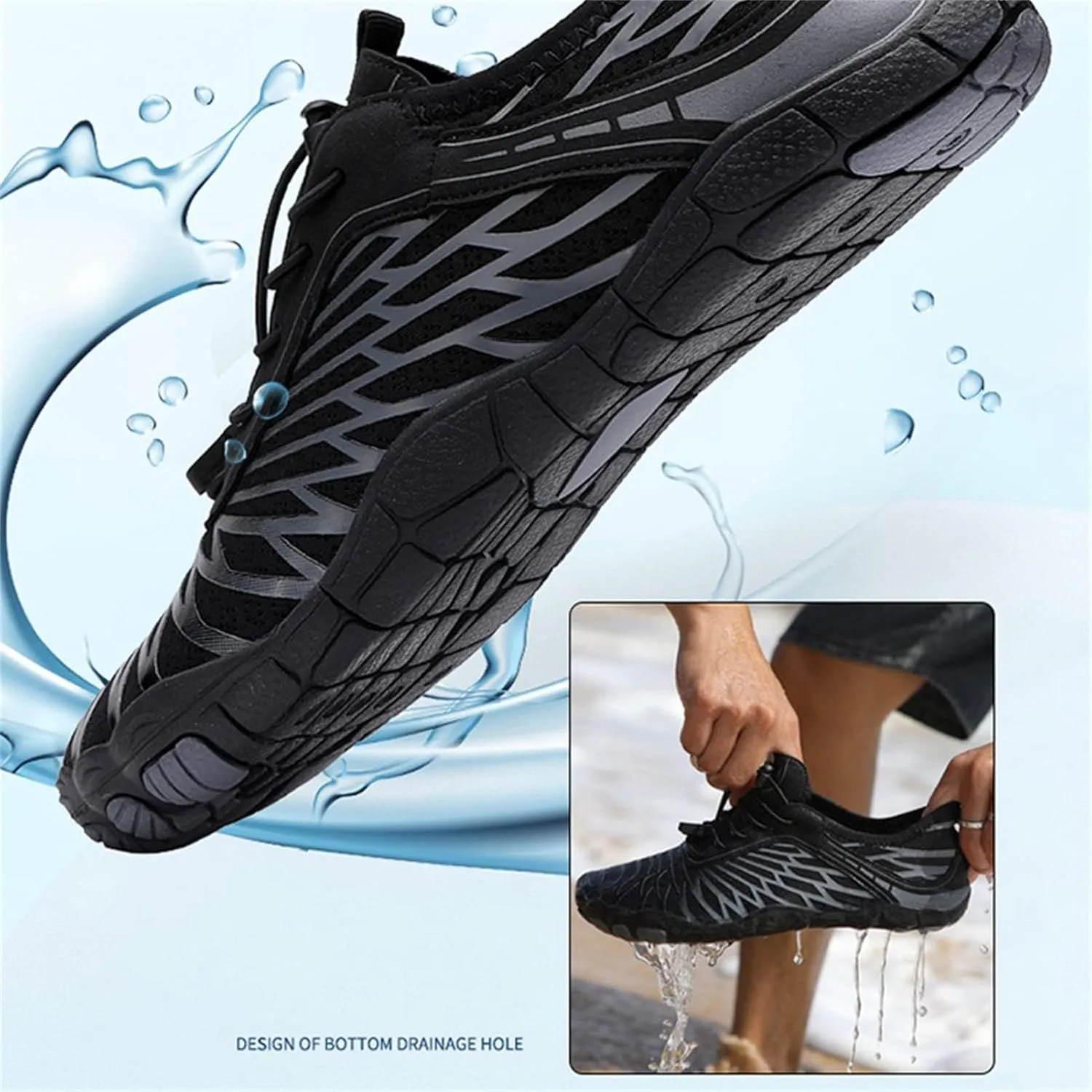 Grounded Footwear for Women&Men with Neuropathy Hiking Footwear Barefoot Womens Shoes Women Healthy Non-Slip Unisex Water Hike Shoes Wide Toe Box Sneakers Pro Barefoot Waterproof Lightweight