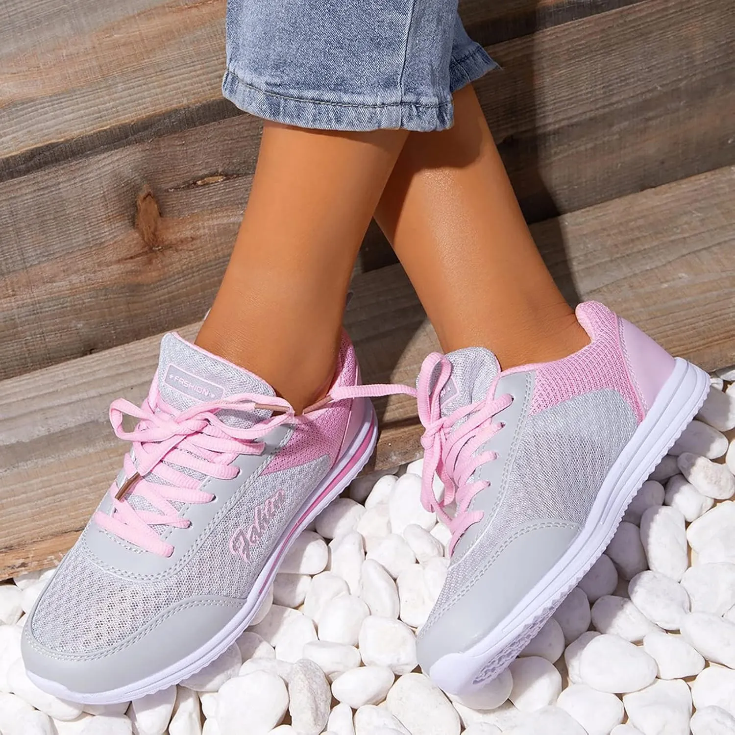 Men's Casual Dress Sneakers Oxfords Business Mesh Breathable Slip On Shoes Women Jogging Business Casual Shoes Walking Sneakers Waterproof Tennis Shoe Trainers Shoe