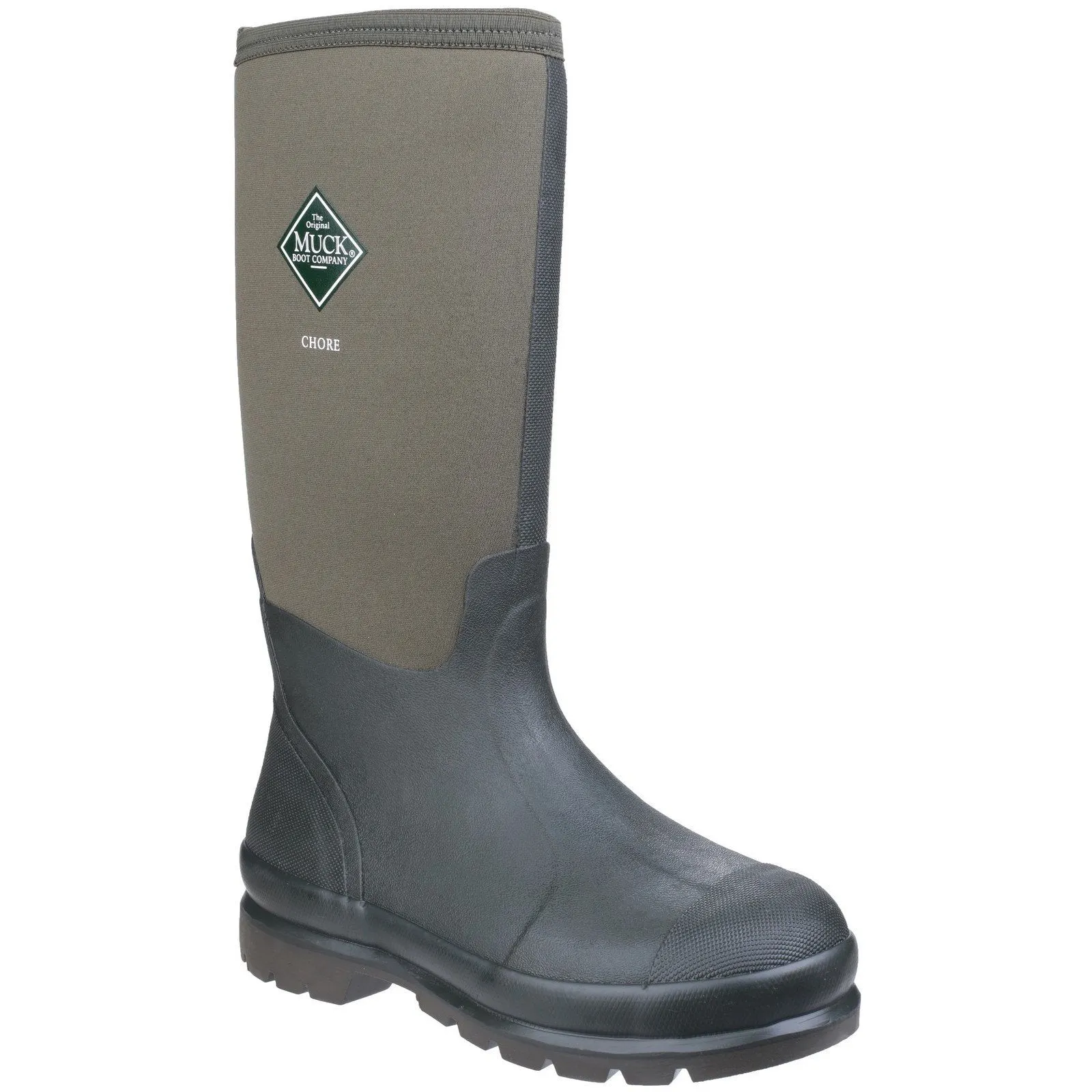 Muck Boots Chore Classic Safety Wellington | Triple Rubber Toe Reinforcement - Moss Green