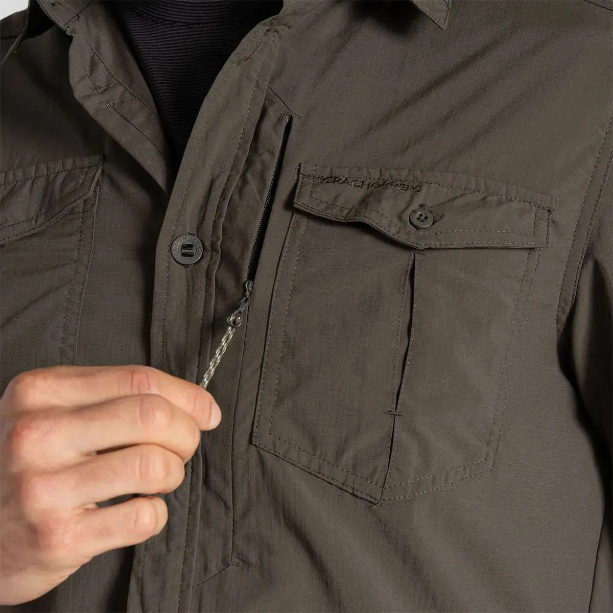 NosiLife Adventure Long Sleeved Shirt III - Woodland Green