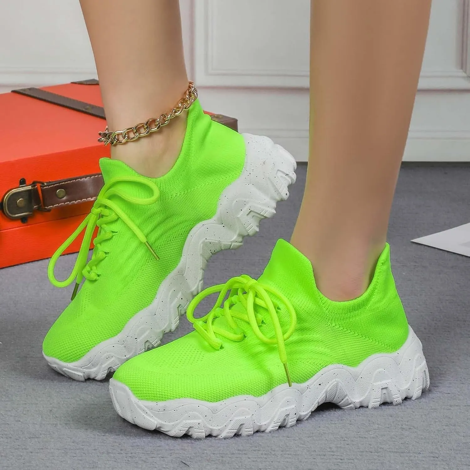 Ortho Pro Shoes for Women Men, Comfortwear Womens Mens Slip-ins Running Shoes Ortho Pro Classic Shoe Men Breathable Ankle Socks Non Slip Mesh Orthopedic Sneakers Walking Shoe