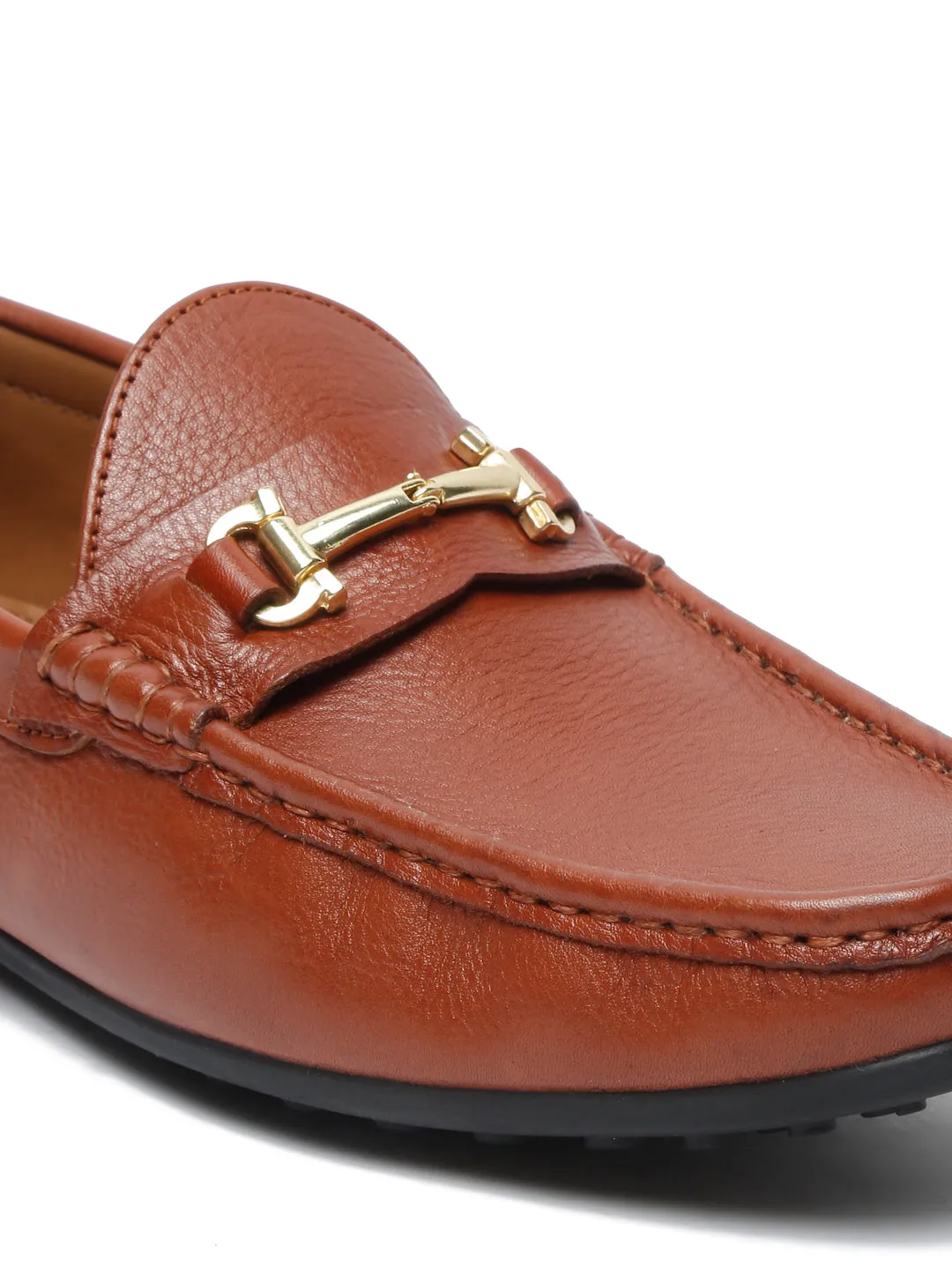 Pelle Albero Cognac Men's Slip Ons