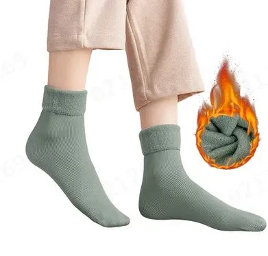 Winter Warm Thermal Socks for Men and Women | Extra Thick Insulated Heated Crew Boot Socks for Extreme Cold Weather